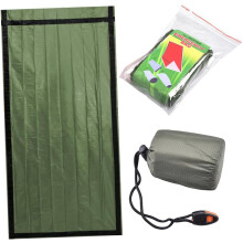 Notfall-Thermo-Reisetasche, tragbare Kälteschutzdecke für Camping und Outdoor-Aktivitäten
