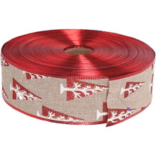 Handgefertigtes Kiefernzweig-Gurtband für Weihnachtsdekoration, zum Verpacken und als Heimdekoration