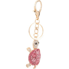 Strass-Schildkröten-Schlüsselanhänger, Metallanhänger, dekorativer Taschenanhänger für Damen, Rucksackaccessoire
