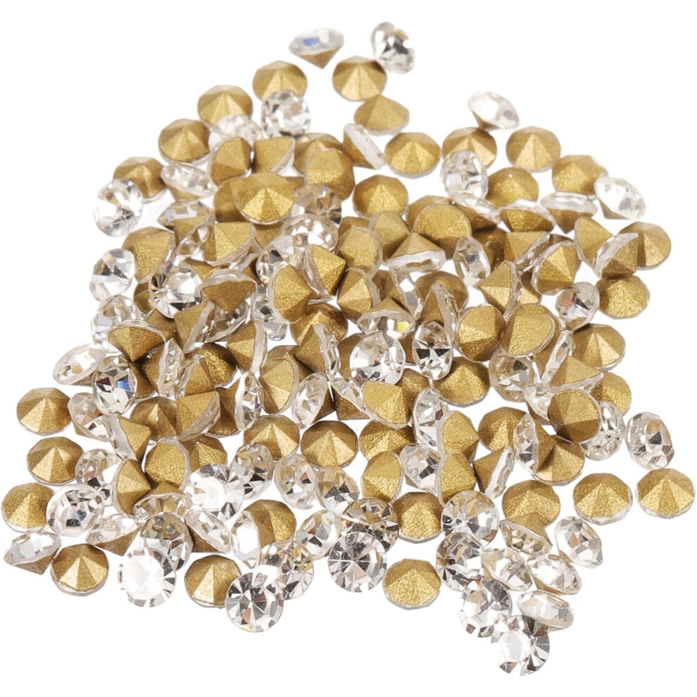 Hkhbjs 1Pack Rhinestones Nail Art Charms For Manicure Decoration Ab Flatback Gems