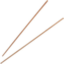 1 Paar wiederverwendbare Essstäbchen aus Naturholz, extra lange Kochstäbchen aus Holz (35 cm)