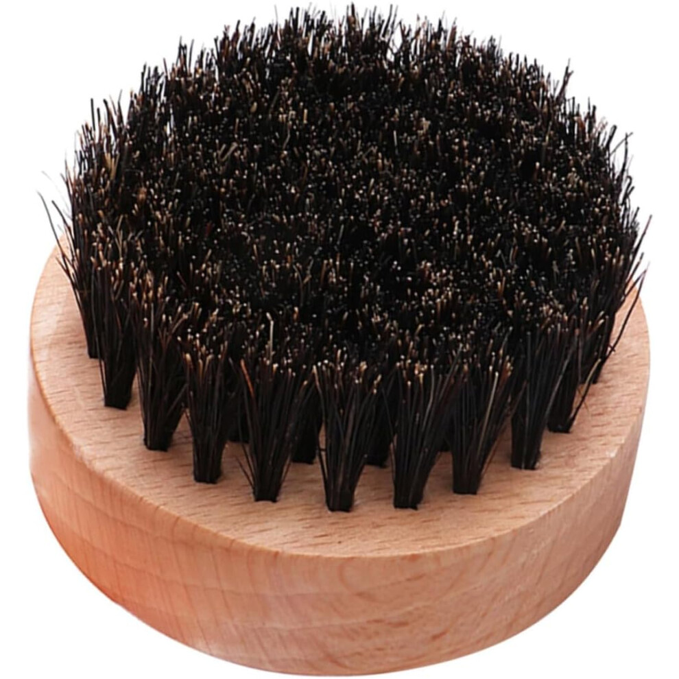 Hkhbjs Wooden Handle Bristle Beard Brush And Comb Set Natural Black Boar Bristle Hair Styling Tool