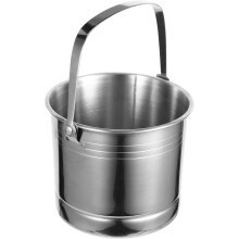 Petit seau à glace en acier inoxydable 1 l, seau à bière polyvalent avec poignée, facile à transporter, design unique et élégant