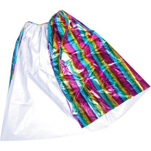 Arco-íris Cabo Cosplay Roupa Coroa Bandeira, Unisex 's Party Costume, 75cm Comprimento Arco-íris Roupa