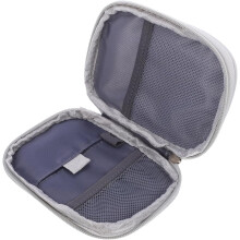 Bolsa médica pequeña portátil con cremallera, bolsa vacía de primeros auxilios para viajes y senderismo.