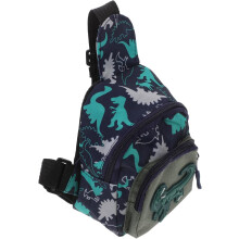 Dinosaurier-Umhängetasche, niedliche Brusttasche für Jungen, ideal zum Einkaufen und für Streetfotografie, praktisch für Snacks.