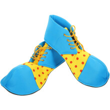 1 Paar große blaue Clownschuhe, Halloween-Cosplay-Kostümrequisite für Partys und Bühnenauftritte
