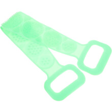 Silikon-Rückenreinigungshandtuch, Badehandtuch, Peelinghandschuh für den Rücken, einfache Reinigung, tragbarer Scheuerstreifen