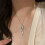 Exquisite Funnel Shape Necklace Adorned With Temperament-Silver 5