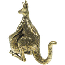 Känguru-Tischornament, Känguru-Teetier, Kupfer, zart, auffällig, Miniatur-Dekoration