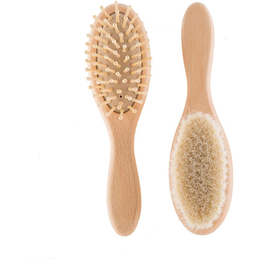 Hkhbjs 3Pcs Bath Brush Shower Hair Comb Cleaning Tool For Boy Girl Bathing Tools Wool Material For Newborn Grooming And Bathing