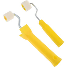 Mini-Farbroller-Set, 2 cm Wollrollerkopf mit Griff, geeignet für Öl- und Latexfarben im Innenbereich