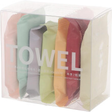 7 Pcs Disposable Thickened Compressed Facial Towels Portable Travel Washcloths
