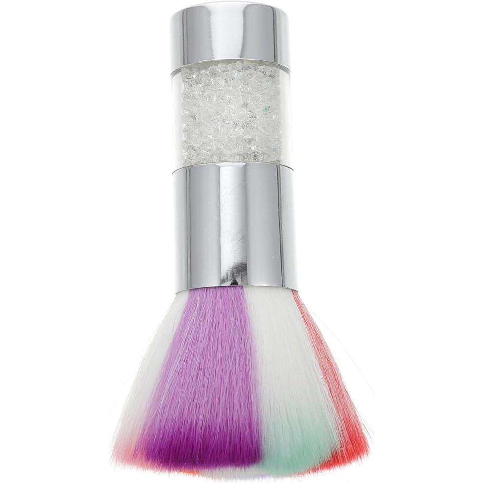 Hkhbjs Nail Art Brush Rhinestone Handle Cleaning Brush Manicure Dust Removal For Nail Dust And Powder