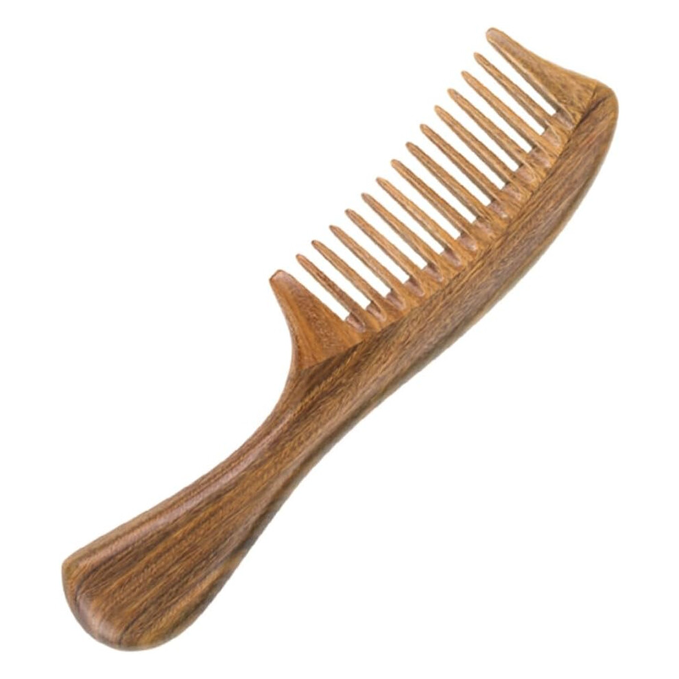 Hkhbjs Sandalwood Wide Tooth Comb For Hair Comb Portable For Women Detangling Tool