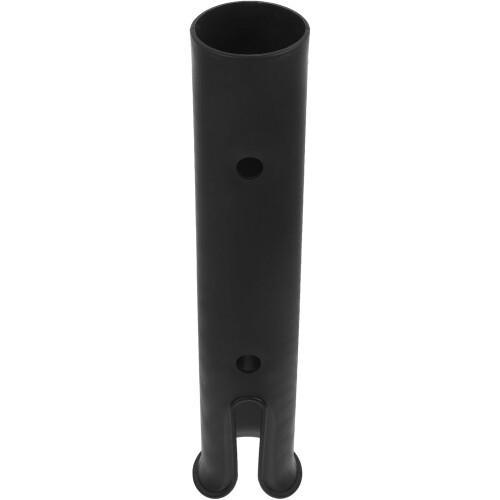 Support de canne à pêche monotube, fixation pour bateau, en plastique noir.