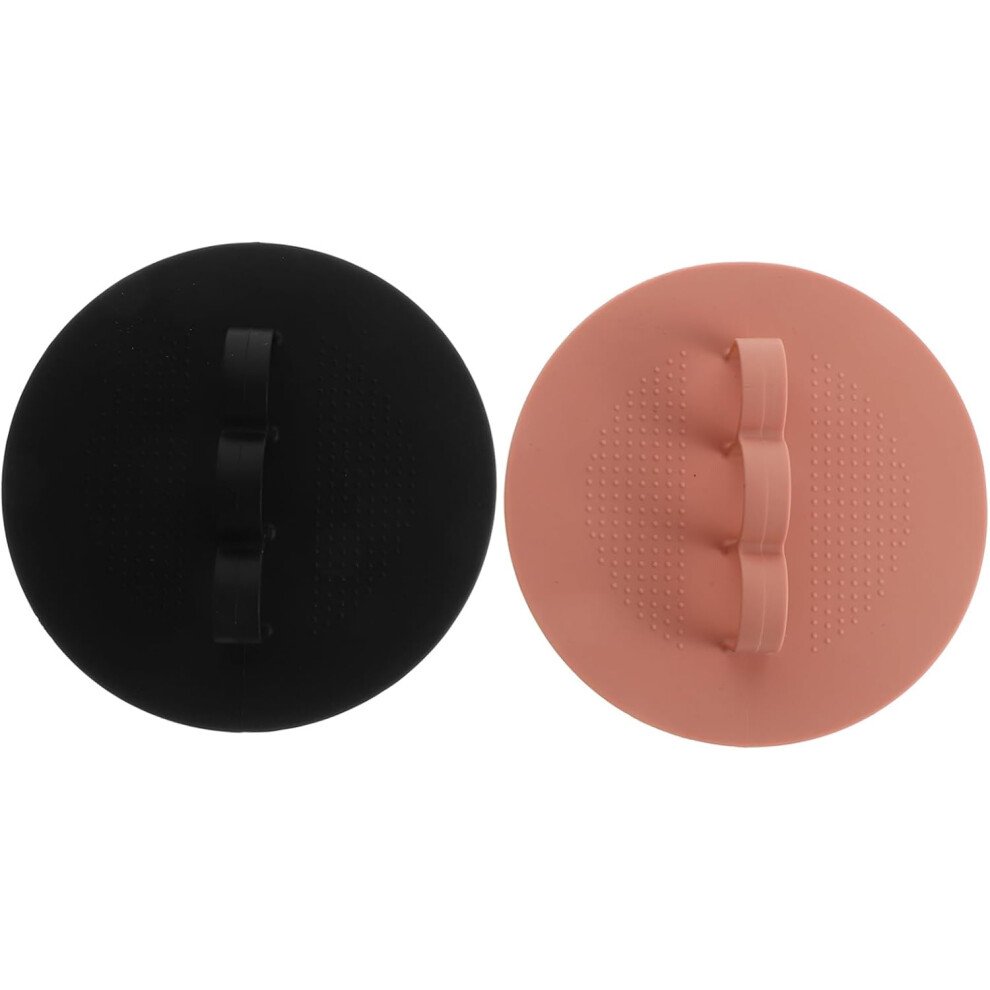 Hkhbjs Black 2Pcs Bath Brush Exfoliating Massage Shower Scrubber For Body Care Ergonomic Design For Gentle Washing