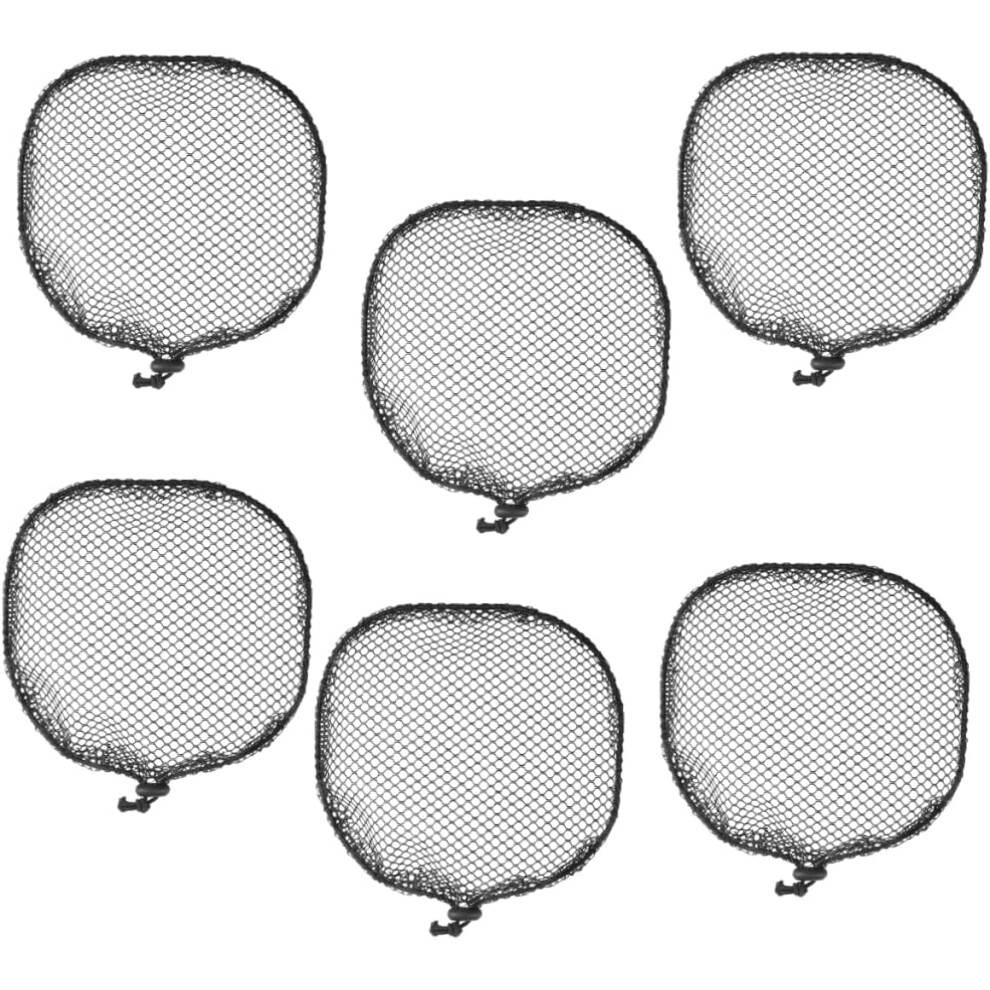 Hkhbjs Unisex Black 6Pcs Elastic Wig Cap Wig Net Soft Mesh Hat Breathable Hair Net For Making Comfort Fit