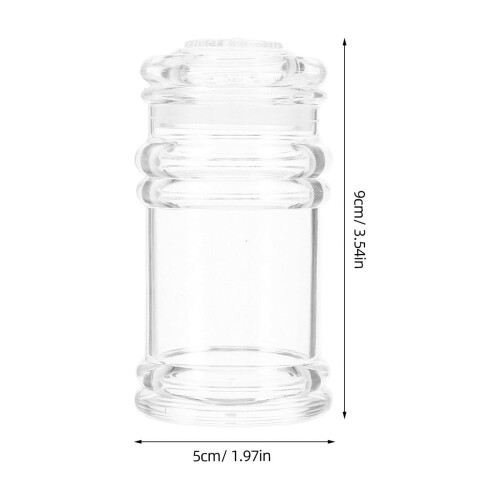 Crystal salt and pepper shakers refillable2pcs 1