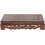 Socle rectangulaire en bois pour pot de fleurs, design portable et léger 1