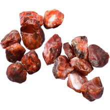 Artisanal irregular blocos de ágata 3-5cm natural vermelho espécime de ágata pedras 500g a granel