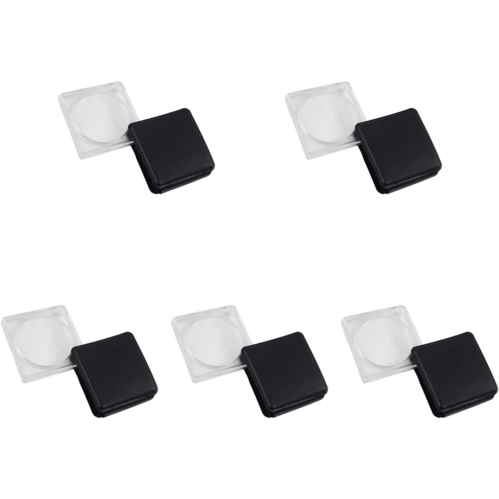 Hkhbjs 5Pcs Square Shape Paperweight Magnifier For Outdoor Use Simple Magnifying Glass As Reading Paperweight Magnifying Tool