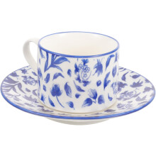 Vintage Keramik-Kaffeebecher, Latte-Becher, Cappuccino-Tassen, Teetasse mit Untertasse