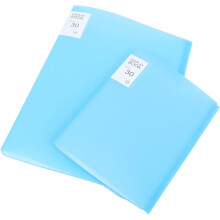 Diamond Art Aufbewahrungsalbum-Set mit blauen Kunststoffhüllen (A4 und A3), 60 Seiten Scrapbook-Portfolio