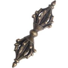 Pilon Vajra décoratif en laiton pour bureau, style vintage artisanal