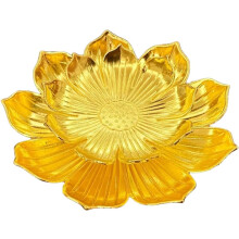 Rutschfester Lotusblumen-Teetassenuntersetzer aus robuster Zinklegierung, hitzebeständig und rutschfest