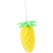 Babybadebürste, Schwamm, Kleinkindbadeschwamm, weich, Ananasform, sanftes Badeaccessoire