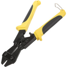 Bolzenschneider, robustes Mini-Schneidwerkzeug zum Durchtrennen von Ketten und Drähten, ergonomisches Design, Material: Kohlenstoffstahl