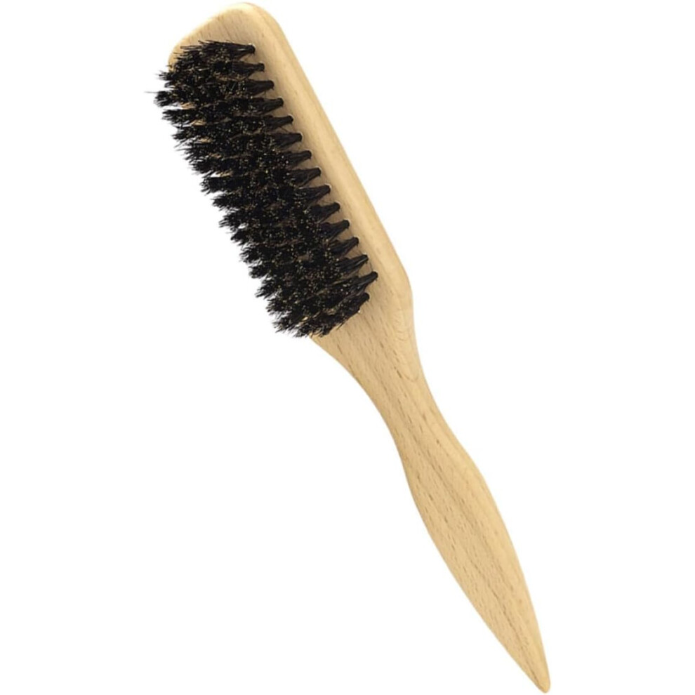 Hkhbjs Beard Brush For Men Pig Bristles Mustache Grooming Tool For Beard Care Travel And Outdoor Use