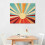 Bauhaus Sunburst lærredstryk 2