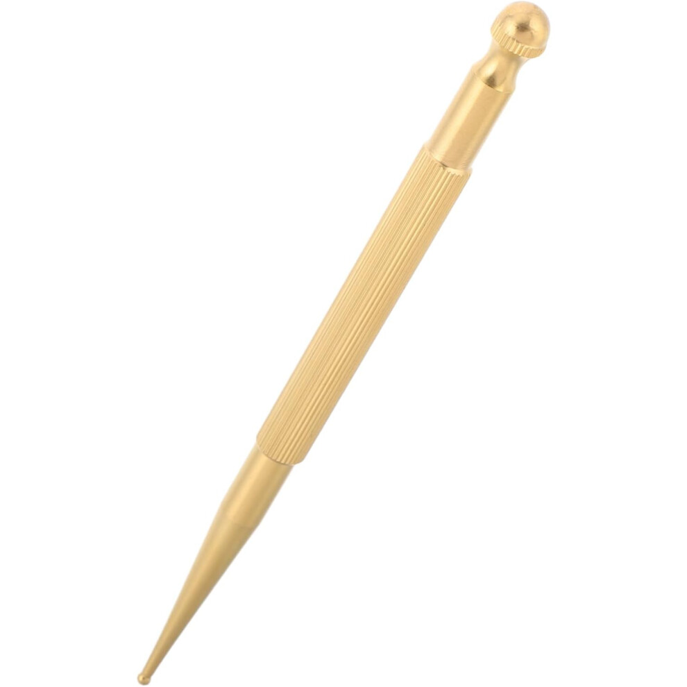 Hkhbjs Golden Brass Acupressure Massage Stick For Foot Reflexology And Deep Tissue Muscle Relaxation