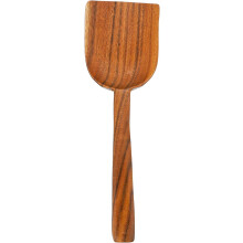Kochutensilien-Set aus Holz mit komfortabel in der Hand liegendem und robustem Spatel und Löffel aus synthetischem Material
