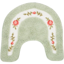Toilettenmatte und bequeme, U-förmige Matte im Landhausstil mit Antihaft-Eigenschaften