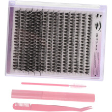 1 Set dicke künstliche Wimpern, Wimpernverlängerungswerkzeug, Wimpernapplikator, Wimpernverlängerungsset