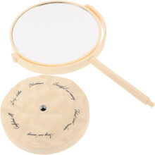 Schminktischspiegel, doppelseitiger Vergrößerungsspiegel für Make-up, für Schreibtisch und Arbeitsplatte