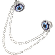 Collana con farfalle da donna, ciondolo con strass, 1 pezzo, collana girocollo con catena bianca, gioiello elegante