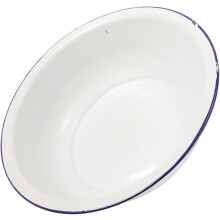 Fußbadewanne aus Emaille, 30 cm, Metall-Fußbadeeimer für Heimpediküre und Gesichtsreinigung