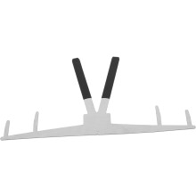 Règle à sourcils en acier inoxydable, outil de traçage et de mesure des sourcils.