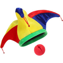 1 Set Lustiger Clownshut mit Glöckchen – Unverzichtbares Cosplay-Requisit für Karneval und Maskerade