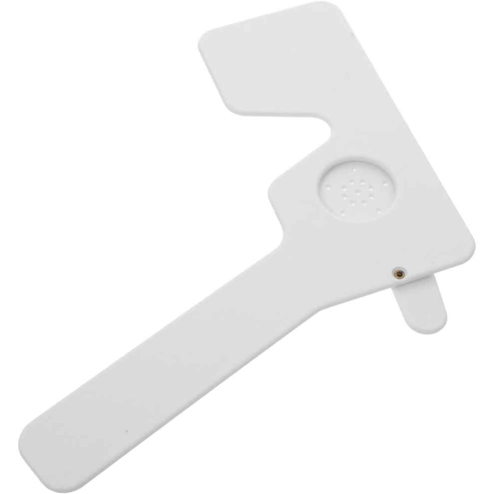 Hkhbjs Handheld Eye Occluder Plastic Optometry Tool Eyesight Test Blinder Astigmatism Patch White