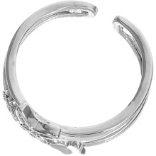 Eleganter Schmetterlingsring für Damen mit funkelnden Kristallen, verstellbarer Öffnung, passend für den Finger