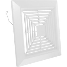 Badezimmer-Abluftventilatorabdeckung mit Federgitter aus ABS-Material, elegant