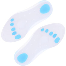 Bequeme, stoßdämpfende Silikon-Massage-Einlegesohlen für Sport und Füße – ideal zum Laufen und Trainieren.