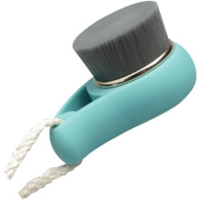 Nanometrowa bambusowa szczotka do twarzy do delikatnego mycia, czyszczenia makijażu, peelingu twarzy, miękkie włókna