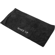 Schwarze Samt-Schminktischmatte 40x120cm, Kosmetiktischschutz für Schminktisch und Werkbank