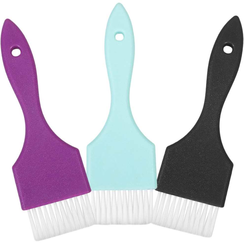 Hkhbjs Unisex 3Pcs Hair Dye Brush Soft Hair Tint Applicator For Oil Dyeing For Home Salon Use Random Color